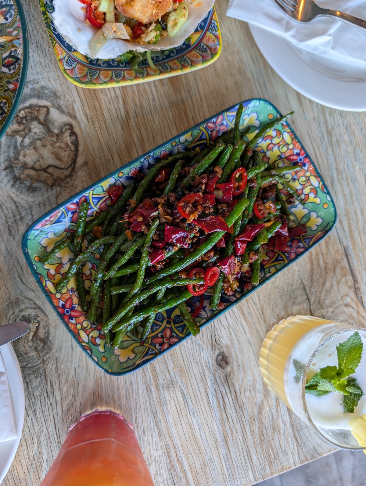 Sichuan Dry-Fried Green Beans with minced pork and chilies