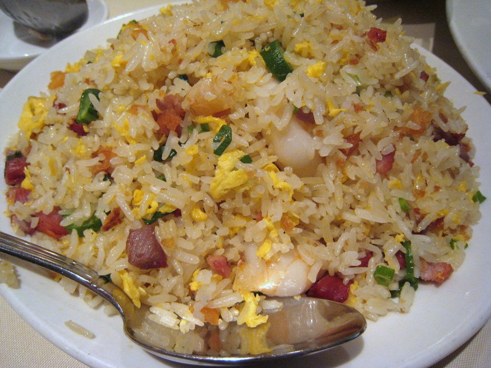 Classic Yangzhou Fried Rice with ham shrimp and egg