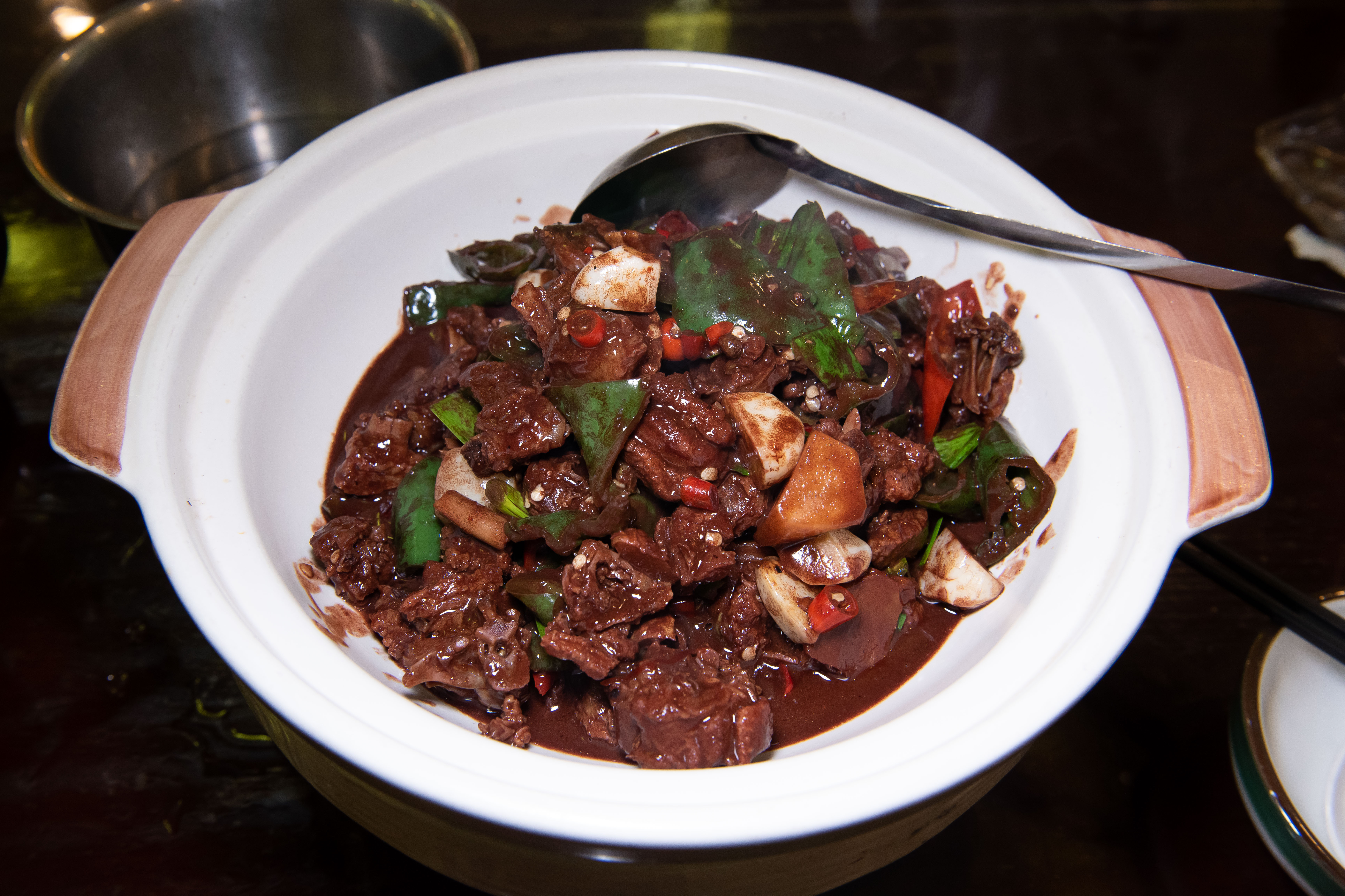 Yongzhou blood duck Hunan style with chilies