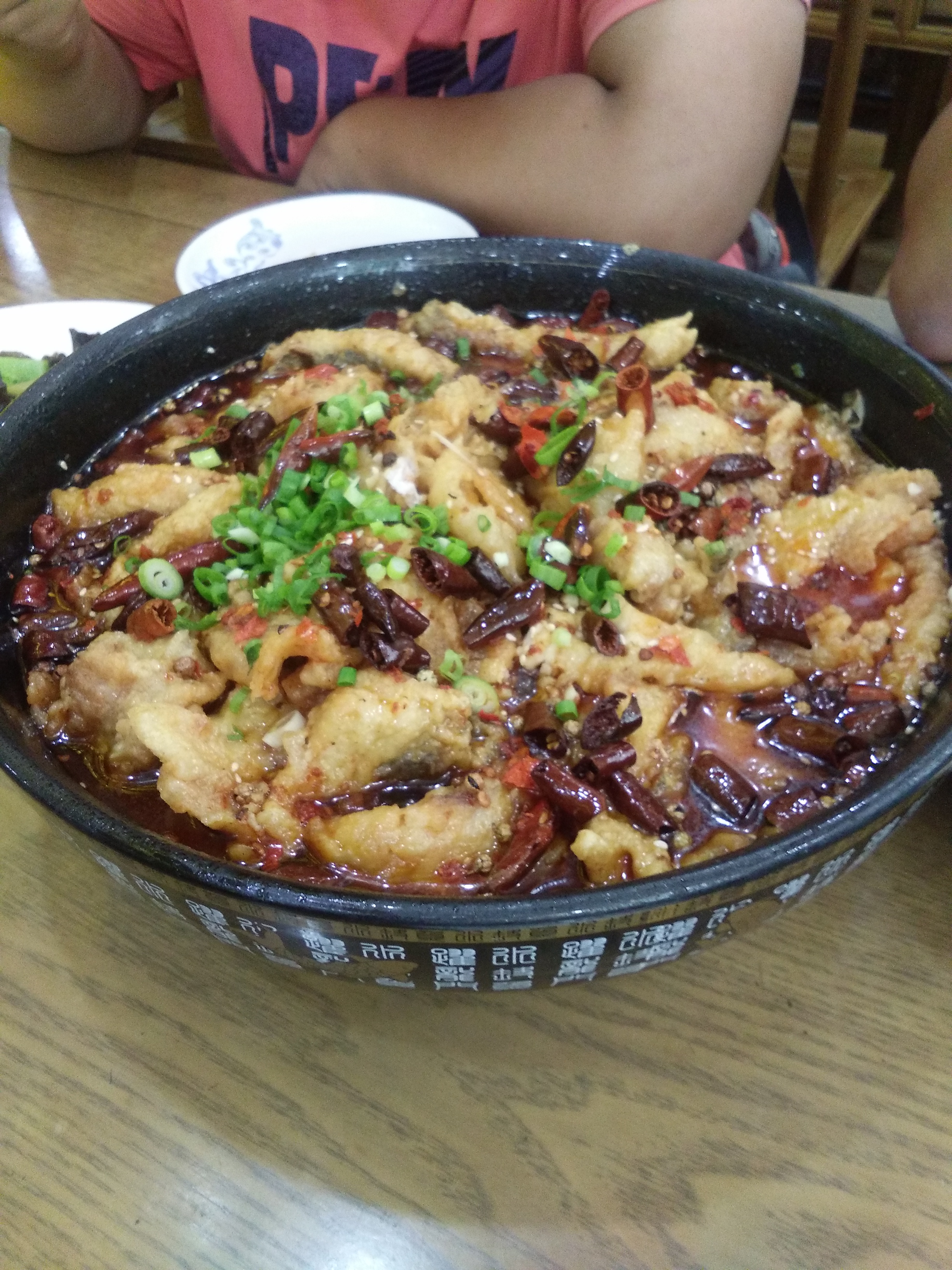 Shui zhu yu boiled fish in chili oil Sichuan style