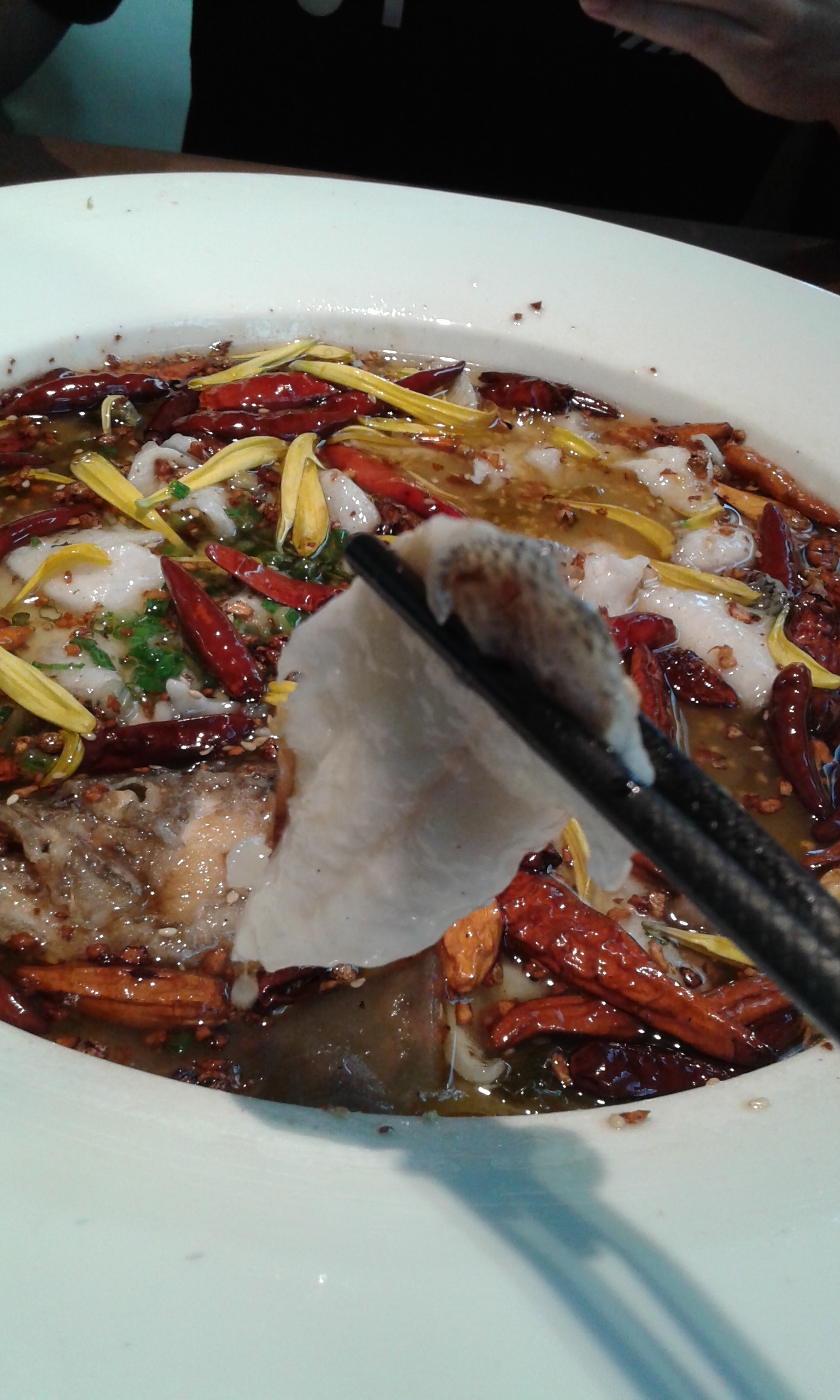 Sour cabbage fish Sichuan style with pickled mustard greens