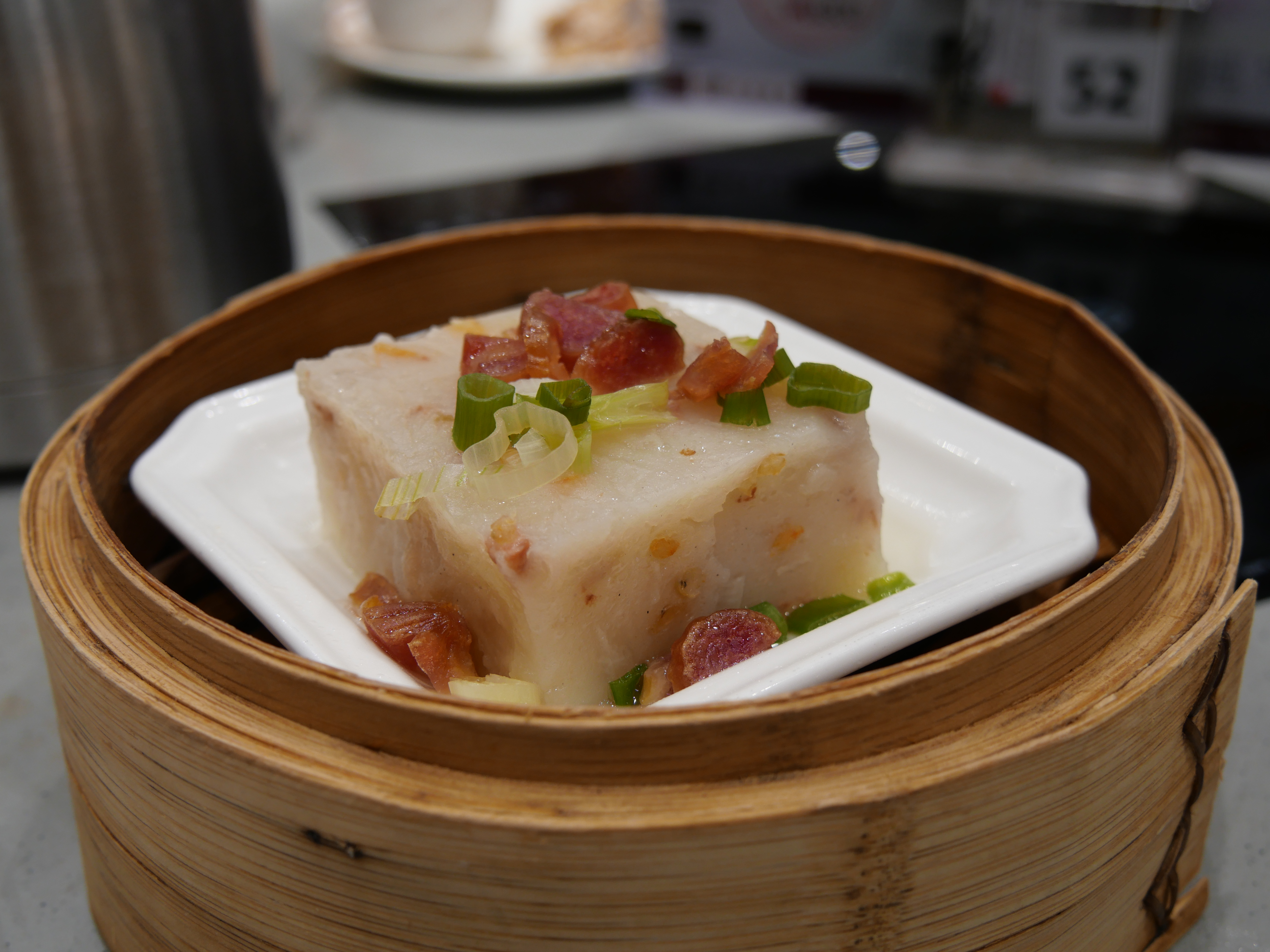Steamed turnip cake dim sum lo bak go