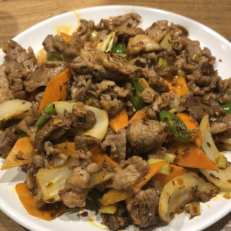 孜然羊肉 Cumin Lamb – Xinjiang-Style Lamb Stir Fry