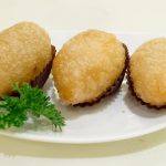 Cantonese Ham Sui Gok crispy golden glutinous rice dumplings